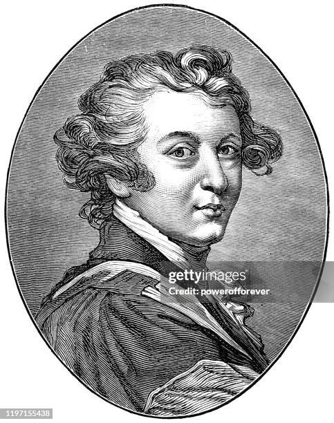sir joshua reynolds - 18th century - joshua reynolds painter stock illustrations