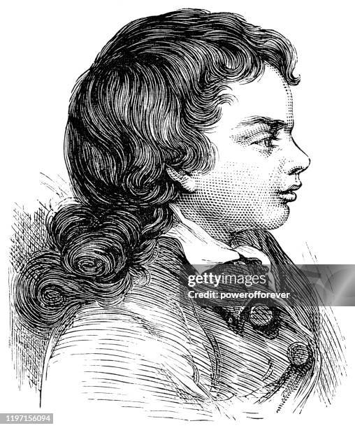 thomas chatterton - 18th century - early start stock illustrations