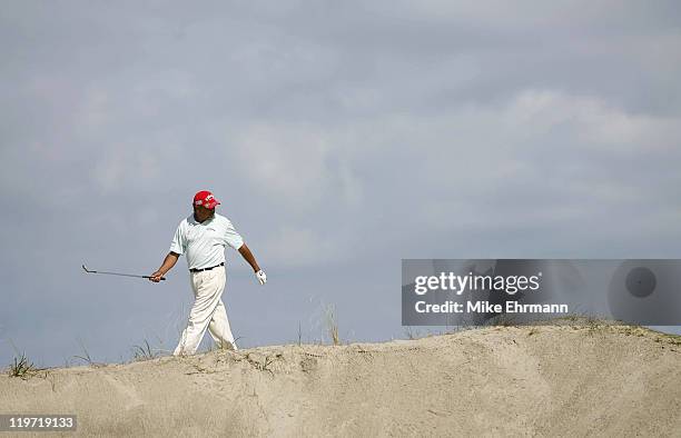 Eduardo Romero during the final round of the Sr PGA Championship being held at the Ocean Course at Kiawah Island Resort in Kiawah Is, SC on May 27,...