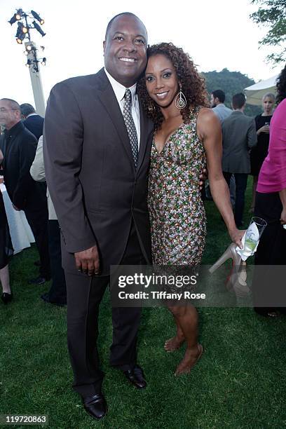 Rodney Peete and Holly Robinson Peete attend the 13th Annual Design Care Benefiting The HollyRod Foundation - Inside on July 23, 2011 in Beverly...