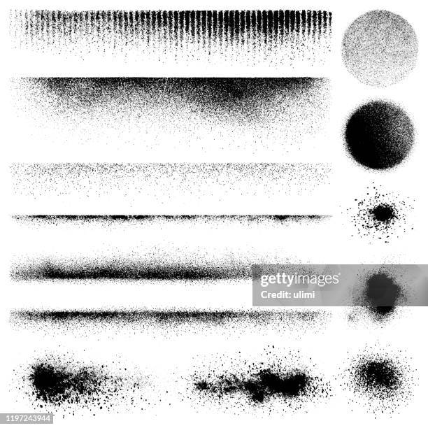 grunge design elements - powder explosion stock illustrations