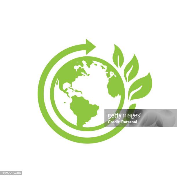 eco world concept - environmental issues stock illustrations