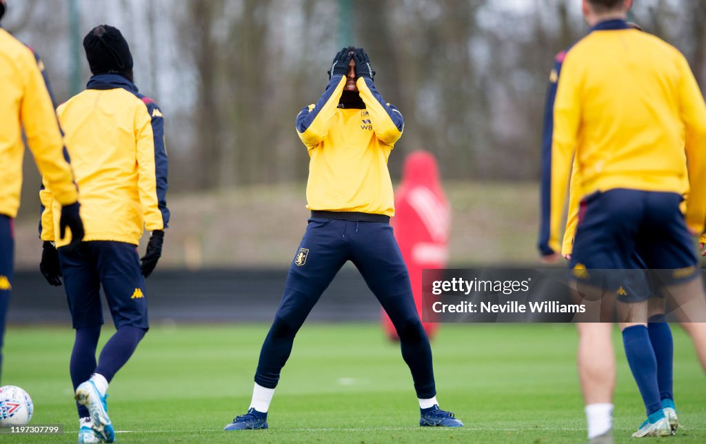 Aston Villa Training and Press Conference