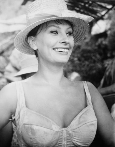 Sophia Loren, on-set of the Film, "It Started in Naples", Paramount Pictures, 1960.