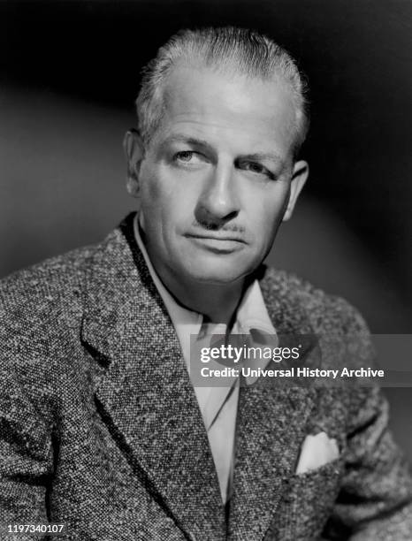 Reginald Denny, Publicity Portrait for the Film, "Eyes in the Night", MGM, 1942.