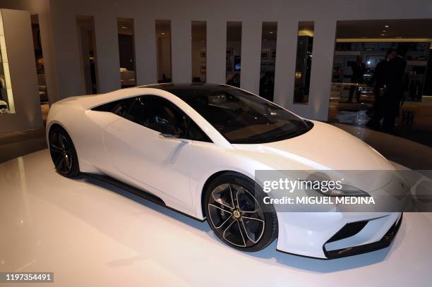 The new Lotus Esprit is presented at the Paris Auto Show during the press day on October 1st, 2010. The show will open to the public on October 2nd....