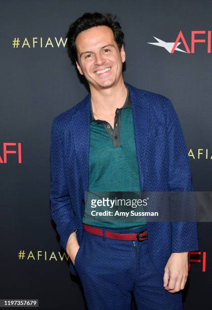 Actor Andrew Scott attends the 20th Annual AFI Awards at Four Seasons Hotel Los Angeles at Beverly Hills on January 03, 2020 in Los Angeles,...
