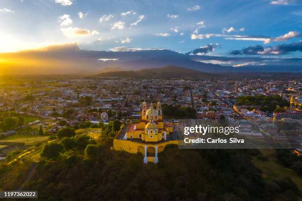 cholula puebla city - puebla mexico fotografías e imágenes de stock