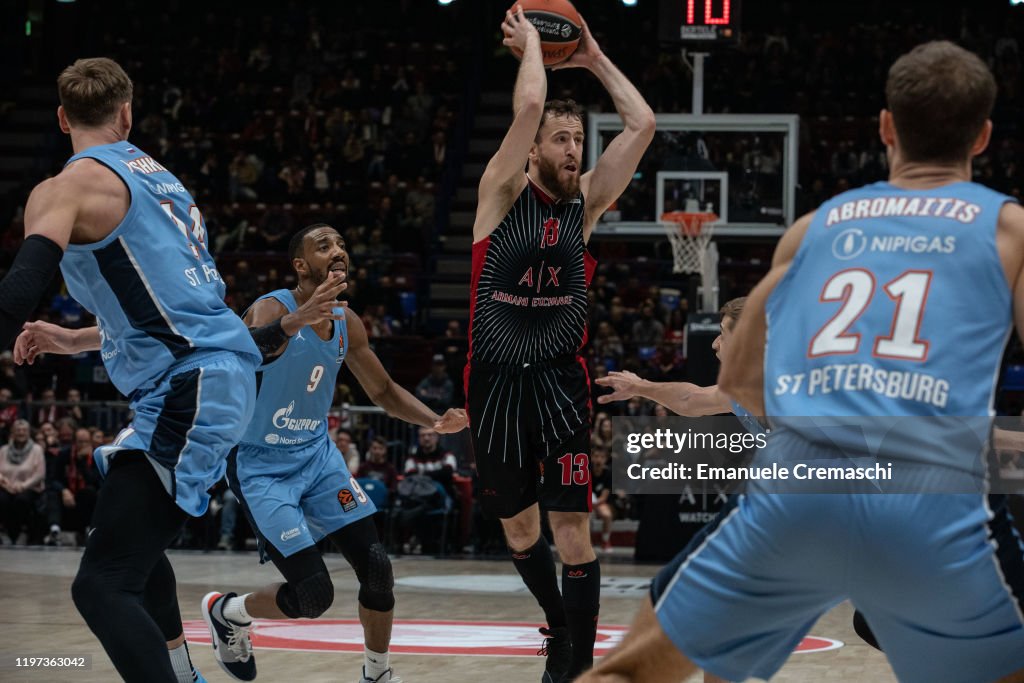 AX Armani Exchange Milan v Zenit St Petersburg - Turkish Airlines EuroLeague