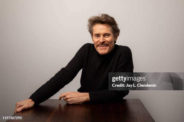 Actor Willem Dafoe from 'The Last Thing He Wanted' is photographed in the L.A. Times Studio at the Sundance Film Festival on January 27, 2020 in Park...