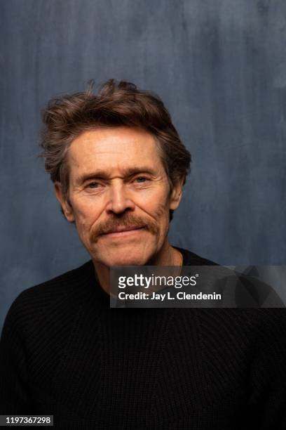 Actor Willem Dafoe from 'The Last Thing He Wanted' is photographed in the L.A. Times Studio at the Sundance Film Festival on January 27, 2020 in Park...