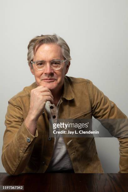 Actor Kyle MacLachlan from 'Tesla' is photographed in the L.A. Times Studio at the Sundance Film Festival on January 27, 2020 in Park City, Utah....