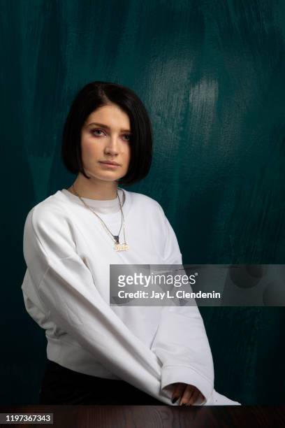 Actress Eve Hewson from 'Tesla' is photographed in the L.A. Times Studio at the Sundance Film Festival on January 27, 2020 in Park City, Utah....