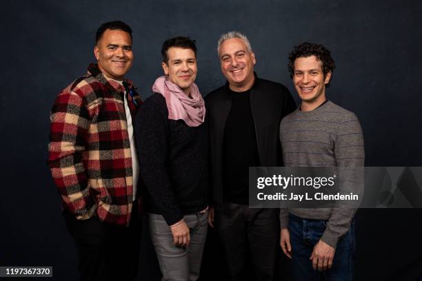 Actors Christopher Jackson, Anthony Veneziale, director Andrew Fried and producer/subject Thomas Kail from 'We Are Freestyle Love Supreme' are...