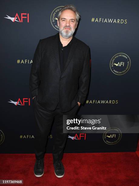 Sam Mendes arrives at the 20th Annual AFI Awards at Four Seasons Hotel Los Angeles at Beverly Hills on January 03, 2020 in Los Angeles, California.