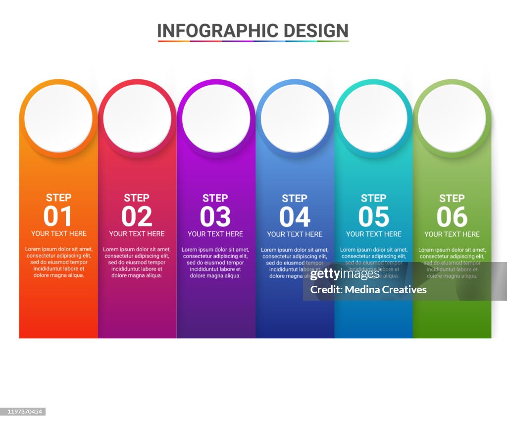 Steps Infographic Design High-Res Vector Graphic - Getty Images