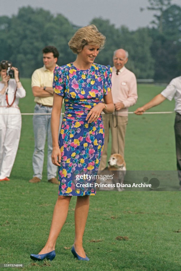 Diana At Windsor Polo