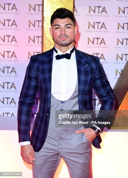 Anton Danyluk during the National Television Awards at London's O2 Arena.