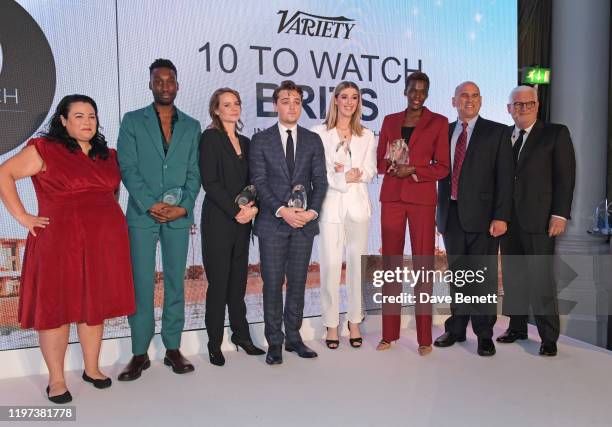 Jenelle Riley, Deputy Awards and Features Editor at Variety, Nathan Stewart-Jarrett, Laura Solon, Dean-Charles Chapman, Honor Swinton Byrne, Sheila...