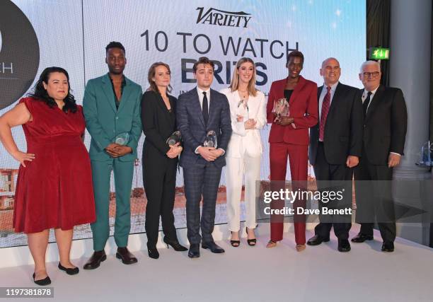 Jenelle Riley, Deputy Awards and Features Editor at Variety, Nathan Stewart-Jarrett, Laura Solon, Dean-Charles Chapman, Honor Swinton Byrne, Sheila...