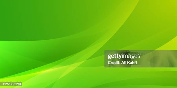 abstract simple modern waving background - green colour gradient stock illustrations