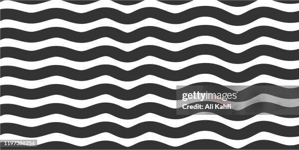 winken linie muster hintergrund - zigzag stock-grafiken, -clipart, -cartoons und -symbole