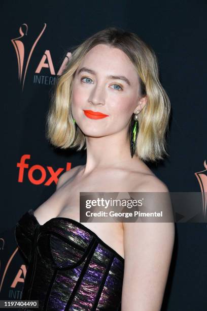 Saoirse Ronan attends the 9th Annual Australian Academy Of Cinema And Television Arts International Awards at SkyBar at the Mondrian Los Angeles on...