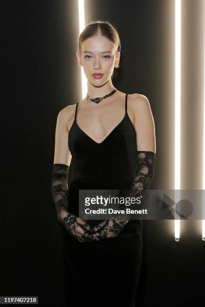 Jessica Alexander attends the dunhill & Dylan Jones Pre-BAFTA party at dunhill Bourdon House on January 29, 2020 in London, United Kingdom.