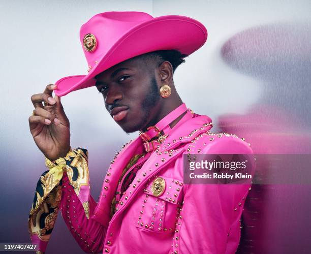 Lil Nas X poses for a portrait during the 62nd Annual GRAMMY Awards on January 26, 2020 in Los Angeles, California.