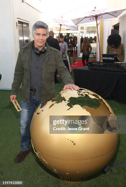 Esai Morales attends the GBK and La Peer Pre-Globes Luxury Lounge on January 03, 2020 in Los Angeles, California.