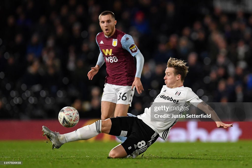 Fulham FC v Aston Villa - FA Cup Third Round