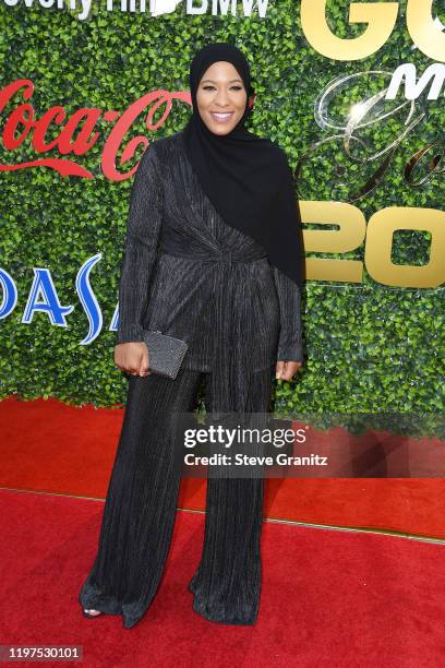 Ibtihaj Muhammad attends the 7th Annual Gold Meets Golden at Virginia Robinson Gardens and Estate on January 04, 2020 in Los Angeles, California.