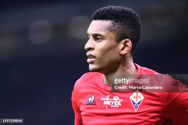 Dalbert of Acf Fiorentina during the the Coppa Italia match between Fc Internazionale and Acf Fiorentina. FC Internazionale wins 2-1 over Acf...