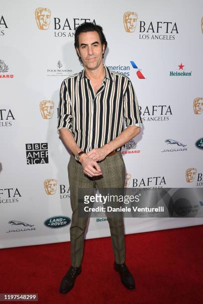Sacha Baron Cohen attend The BAFTA Los Angeles Tea Party at Four Seasons Hotel Los Angeles at Beverly Hills on January 04, 2020 in Los Angeles,...