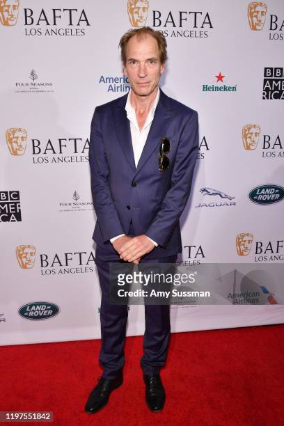 Julian Sands attends The BAFTA Los Angeles Tea Party at Four Seasons Hotel Los Angeles at Beverly Hills on January 04, 2020 in Los Angeles,...