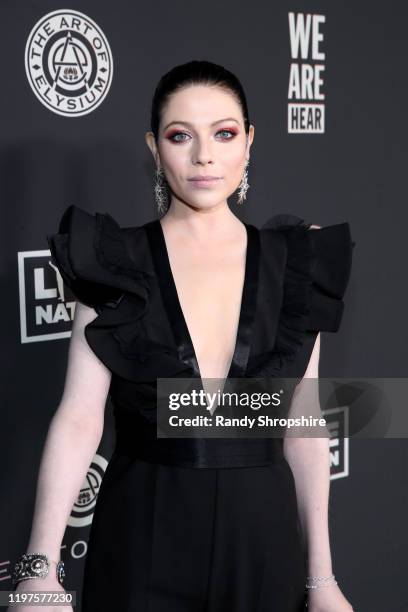 Michelle Trachtenberg attends The Art Of Elysium's 13th Annual Celebration - Heaven at Hollywood Palladium on January 04, 2020 in Los Angeles,...