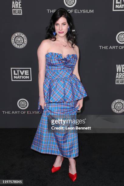 Sasha Spielberg attends The Art Of Elysium's 13th Annual Celebration - Heaven at Hollywood Palladium on January 04, 2020 in Los Angeles, California.