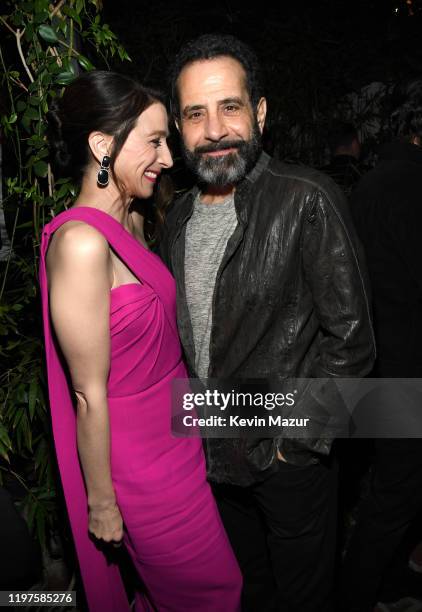 Marin Hinkle and Tony Shalhoub attend Vanity Fair, Amazon Studios and Audi Celebrate The 2020 Awards Season at San Vicente Bungalows on January 04,...