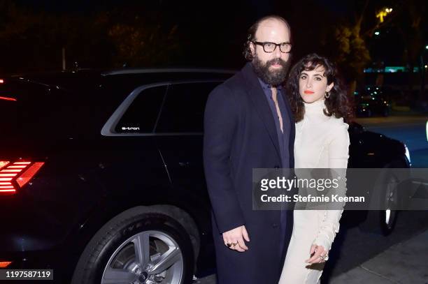 Brett Gelman and guest attend Vanity Fair, Amazon Studios and Audi Celebrate the 2020 Awards Season on January 04, 2020 in Los Angeles, California.
