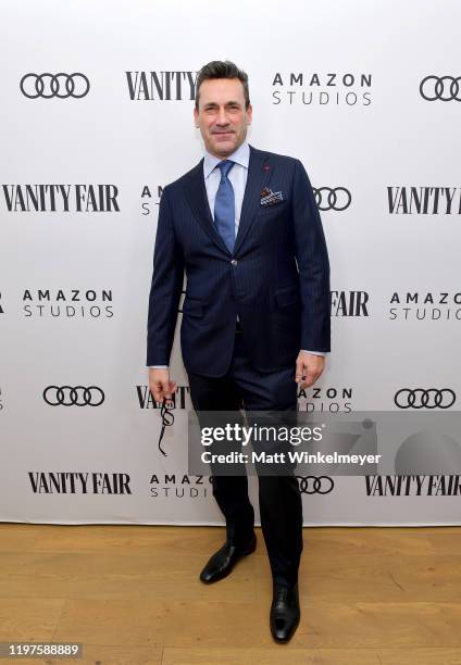 Jon Hamm attends Vanity Fair, Amazon Studios and Audi Celebrate The 2020 Awards Season at San Vicente Bungalows on January 04, 2020 in West...