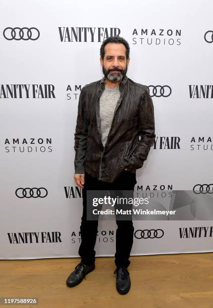 Tony Shalhoub attends Vanity Fair, Amazon Studios and Audi Celebrate The 2020 Awards Season at San Vicente Bungalows on January 04, 2020 in West...