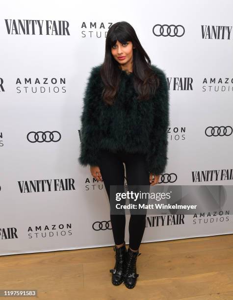 Jameela Jamil attends Vanity Fair, Amazon Studios and Audi Celebrate The 2020 Awards Season at San Vicente Bungalows on January 04, 2020 in West...