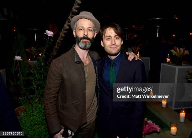 Jeremy Strong and Kieran Culkin attend Vanity Fair, Amazon Studios and Audi Celebrate The 2020 Awards Season at San Vicente Bungalows on January 04,...