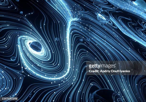 particle connection network - galaxie spirale photos et images de collection