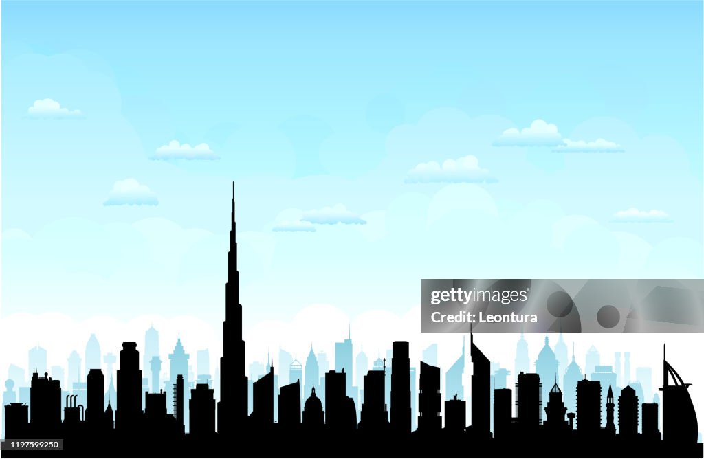 Dubai (alle gebouwen zijn compleet en beweegbaar)