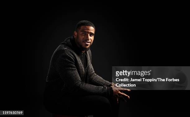 Football linebacker Bobby Wagner of the Seattle Seahawks is photographed for Forbes Magazine on November 13, 2019 in New York City. PUBLISHED IMAGE....