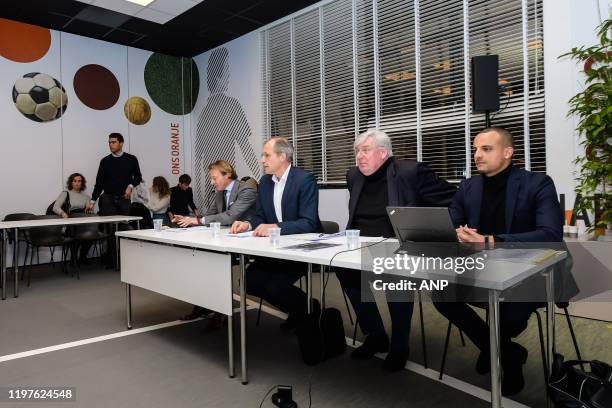 Aanvang zaak FC Den Bosch bij de tuchtcommissie betaald voetbal. De delegatie van FC Den Bosch bestaat uit Theo Teelen algemeen directeur ai,...