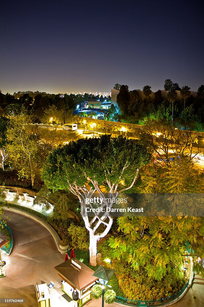 Night Sky over Anaheim, California.