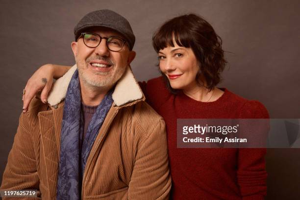 Laurent Bouzereau and Natasha Gregson Wagner from Natalie Wood - What Remains Behind pose for a portrait at the Pizza Hut Lounge on January 26, 2020...
