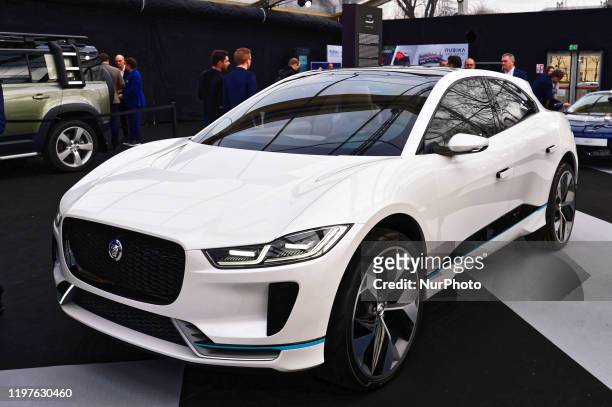Jaguar I-Pace Concept is exhibited at the Festival Automobile International with Concept Cars and Automotive Design Exhibition - January 29 Paris